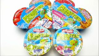 MONSTER BACKE Yogurt Special Edition Strawberry and Raspberry Fruit Fun [upl. by Iphigenia750]