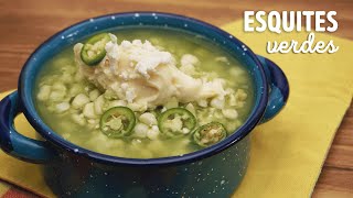 Receta de esquites verdes  Cómo hacer esquites mexicanos  Cocina Vital [upl. by Patricia]