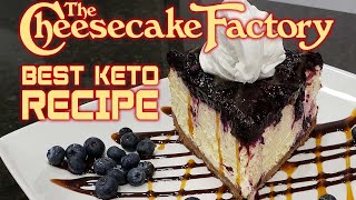 BEST Keto Cheesecake Recipe  Includes Blueberries [upl. by Attelrahc]