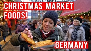 FOODS TO EAT AT A GERMAN CHRISTMAS MARKET [upl. by Odla]