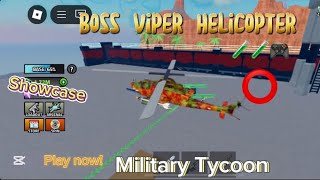 Military Tycoon BOSSVIPER Weapons Showcase Exotic [upl. by Akibma560]