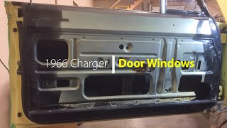 1966 Dodge Charger Door Glass Installation [upl. by Etnaihc8]