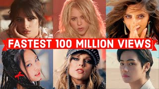 Global Fastest Songs to Reach 100 Million Views on Youtube of All Time Top 50 [upl. by Inad]