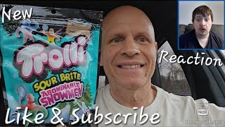 Reaction New Trolli Sour Brite Abonimable Snowmen [upl. by Wanfried]