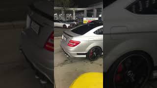 C63 AMG EDITION 507 SOUND BRUTAL EXHAUST OQ [upl. by Enaitsirhc]