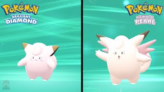 How to Find Clefairy amp Evolve Into Clefable in Pokemon Brilliant Diamond amp Shining Pearl [upl. by Ddot138]