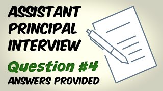 Assistant Principal Interview Question 4 [upl. by Philipp]