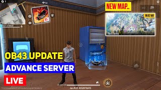 Free Fire Advance Server Live  New Map New Gun amp New Features 🔥😱  Ob43 Update Free Fire freefire [upl. by Elcarim]