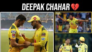 Deepak chahar emotional reaction🥲💔when they are not to Chennai in the IPL auction 2025 [upl. by Leighland]