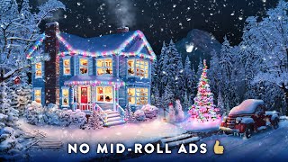 Christmas Music From Another Room  Relaxing Christmas Ambience with Muffled Christmas Music [upl. by Erodeht]