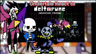 Undertale INEXISTENT FREEDOM I Full Animation Undertale Reaction into [upl. by Xenia]