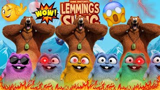 Best Pleasure Lemmings Bear Sling Jumping Gameplay Lemmings and Grizzy Bear Sling Ep 458 [upl. by Yrokcaz]