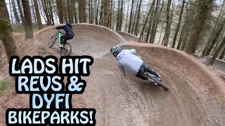 THE LADS ON TOUR REVS amp DYFI BIKE PARK LSD [upl. by Drofub]