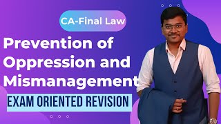 Prevention of Oppression and mismanagement Revision CA Final law [upl. by Ahsonek]