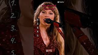 Rank these taylor swift songs without knowing whats next [upl. by Feigin487]