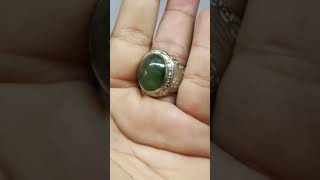 Natural Nephrite Jade Fenomena Ngeteye Chatoyant Nephrite Giok Aceh  NTDl [upl. by Derrej979]