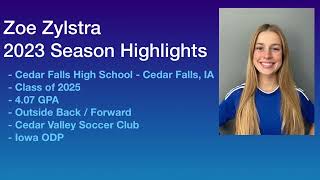 Zoe Zylstra  2023 Season Highlights [upl. by Dickey]