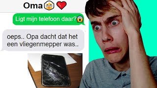 20 Berichtjes Tussen Oma en Opa👵😂 [upl. by Hcelemile]