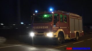 Löschzug  TLF2450 FF Raunheim  RTW DRK OV RaunheimKelsterbach [upl. by Dot94]