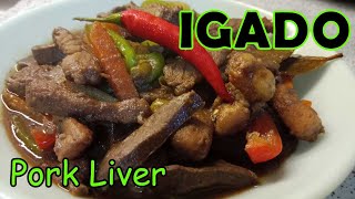 Pork Liver Recipe  IGADO  Filipino Dish [upl. by Auqinom991]