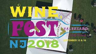 Valenzano Winery  Wine Fest NJ 2018 [upl. by Aicilav71]