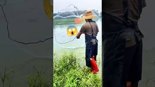 Amazing River Net Fishing – Watch the Perfect Catch 9 fishing netfishing [upl. by Dadirac]