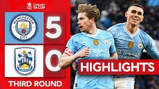 City Put On A Show On KDB Return  Man City 50 Huddersfield Town  Emirates FA Cup 2324 [upl. by England545]