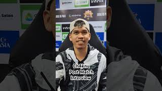 Ch4knu post match interview MPLPHS14 HerosWithin lakasngpinas Ch4knu [upl. by Aes]