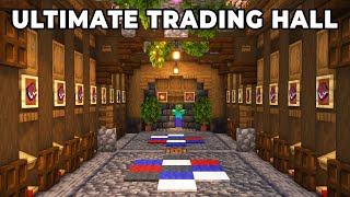 Minecraft Villager Trading Hall  1 Emerald Per Trade 121 [upl. by Henden570]