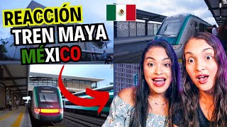 VENEZOLANAS REACCIONAN al TREN MAYA de MÉXICO 🇲🇽 [upl. by Eirak]