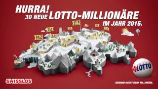 Swisslos Swiss Lotto  Niemand macht mehr Millionäre [upl. by Llehsyar]