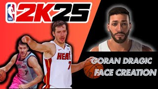 🔥BEST GORAN DRAGIC FACE CREATION NBA 2K25🔥 [upl. by Naga164]