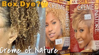 BOX DYE Creme of Nature  Ginger Blonde amp Honey Blonde  Ombre [upl. by Lammond]