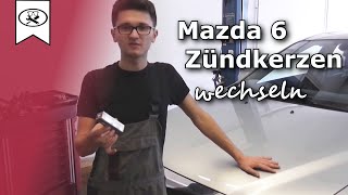 Mazda 6 23 Zündkerzen wechseln  Mazda 6 To Change Spark plug  VitjaWolf  Tutorial [upl. by Ordnazil]