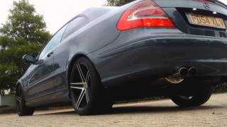 Mercedes Benz clk 270cdi w209 with custom exhaust [upl. by Artus]