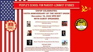 100th Anniversary of the Soviet Union  USFSP Webinar Reupload [upl. by Cecil]