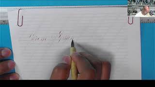 Copperplate Script  Writing Lorem Ipsum [upl. by Agemo]