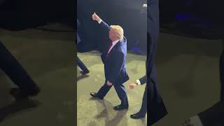 Shocking moment a cell phone is THROWN at Trump [upl. by Nhar]