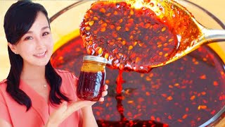 How to Make Chinese Chili Oil Easy amp Quick Recipe 🌶🌶🌶 CiCi Li  Asian Home Cooking Recipes [upl. by Edie]