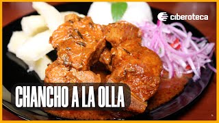 Como preparar chancho a la olla  Ciberoteca [upl. by Ettessil]