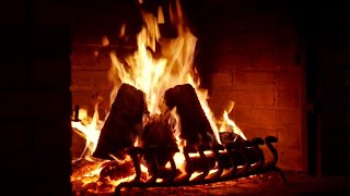 Cosy fireplace sounds  relaxing fire vidéo [upl. by Tteraj453]