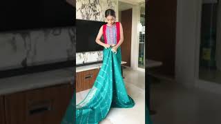 How to Wear Nauvari Saree Maharashtrian Saree Draping [upl. by Ola]