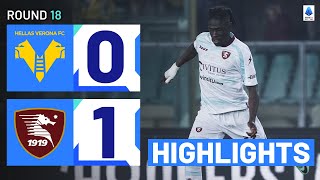 VERONASALERNITANA 01  HIGHLIGHTS  Tchaouna scores to give Salernitana win  Serie A 202324 [upl. by Anirehs923]