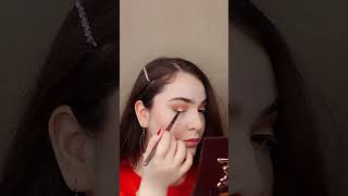 Semi cut crease eyeshadow tutorial for beginners [upl. by Pepita]