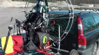 Paramotor trike transport [upl. by Usanis315]