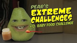 Pears EXTREME CHALLENGE 12  Baby Food [upl. by Nnaeiluj]