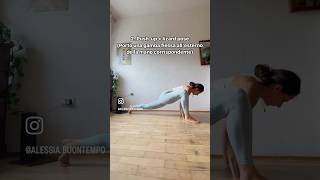 3 varianti di pushup strongandflexible pushup mobility workout alessiabuontempo flessibilità [upl. by Kinnie790]