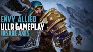 Smite EnVy Allied  AMAZING AXES  ULLR ANALYSIS GAMEPLAY [upl. by Ecarret]