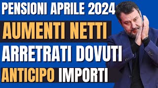 📢PENSIONI APRILE CAMBIA TUTTO‼️ ECCO AUMENTI DOVUTI DATE PAGAMENTI CONGUAGLIO IRPEF E ARRETRATI [upl. by Botnick]