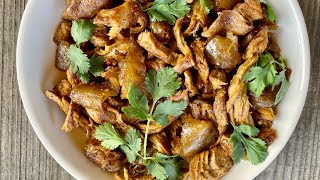 Vegan Carnitas with Cueritos Texture  Washed Flour Method  Seitan [upl. by Cosma]